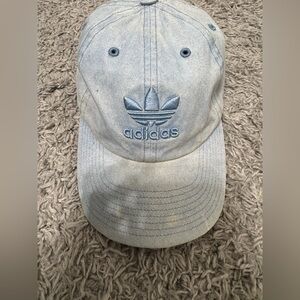 Adidas Trefoil Acid Stonewash Strapback Adjustable Hat Cap Adult Embroidered